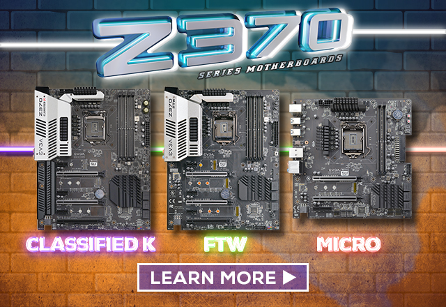 EVGA Z370 Series Motherboards