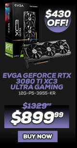 EVGA GeForce RTX 3080 Ti XC3 ULTRA GAMING - 12G-P5-3955-KR