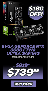 EVGA GeForce RTX 3080 FTW3 ULTRA GAMING - 10G-P5-3897-KL