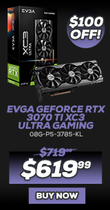 EVGA GeForce RTX 3070 Ti XC3 ULTRA GAMING - 08G-P5-3785-KL