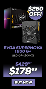 EVGA SuperNOVA 1600 G+, 80+ GOLD 1600W