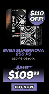 EVGA SuperNOVA 850 P6, 80 Plus Platinum 850W