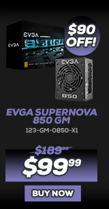 EVGA SuperNOVA 850 GM, 80 PLUS Gold 850W