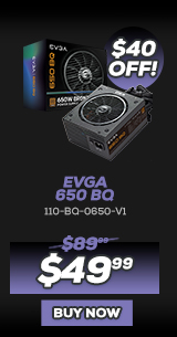 EVGA 650 BQ, 80+ BRONZE 650W