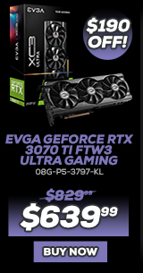 EVGA GeForce RTX 3070 Ti FTW3 ULTRA GAMING - 08G-P5-3797-KL