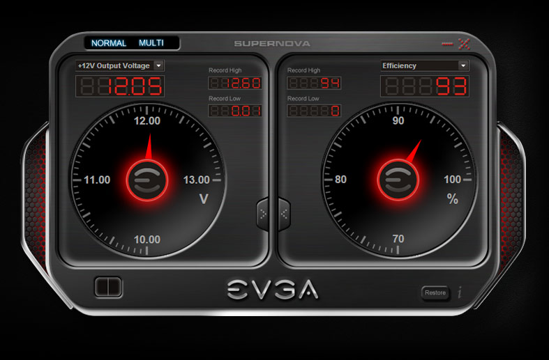 - Software EVGA SuperNOVA